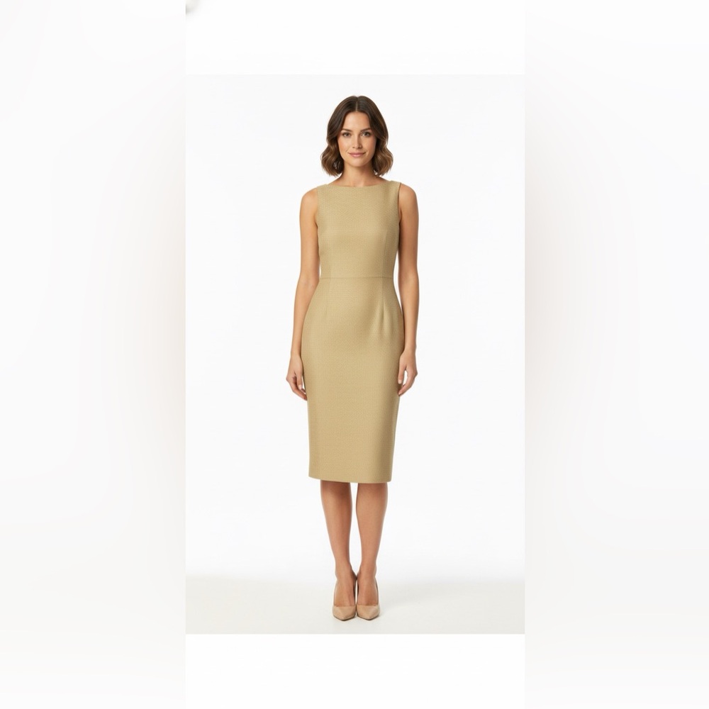 Ralph Lauren Gold Midi Dress